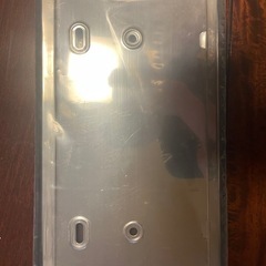 ナンバープレートの枠　新品未使用の画像