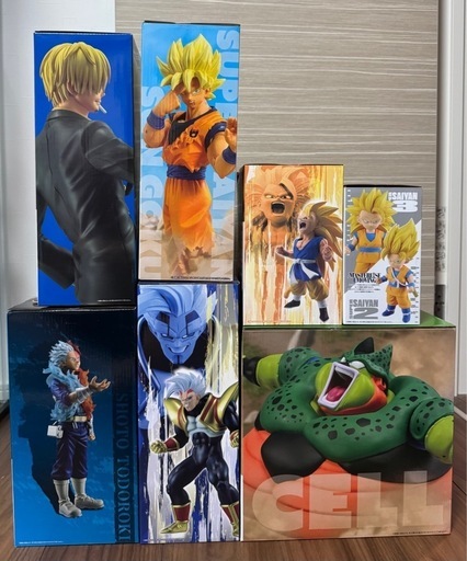 一番くじフィギュアまとめ売りドラゴンボールワンピースヒロアカ