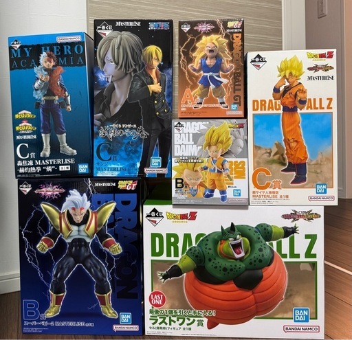 一番くじフィギュアまとめ売りドラゴンボールワンピースヒロアカ