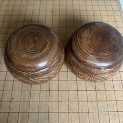 木製囲碁セット（碁石・碁盤付き）の画像