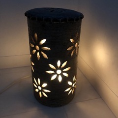 陶器　照明　ライトの画像