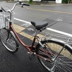 7/30 （水）~8/2（土）までお休み！中古自転車３５６１　ブリヂストン　N40U2　24インチ　ギヤなし　LEDダイナモライト　キッキーと音がならない後輪ローラーブレーキ錆びにくい部品：ハンドル・リム・ドロヨケ・前かご・リヤキャリアの画像