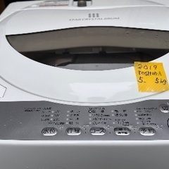 🟧洗濯機番号44 TOSHIBA 2019年製 多機能 5kg ...