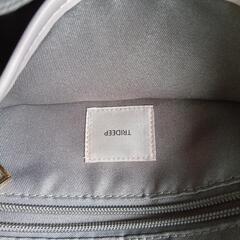 TRIDEEP  ライトグレー キャンバストートバッグの画像
