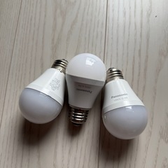 【3個セット】Panasonic LED電球（電球色）中古品 5...