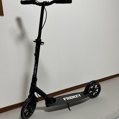【美品】FRENZY 大人用キックボード／折りたたみ式／前ブレーキ付きの画像