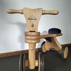 1歳から屋内で使える！ボーネルンドのおしゃれな木製室内三輪車