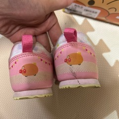 アンパンマンスニーカー13.5cmピンクの画像