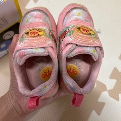 アンパンマンスニーカー13.5cmピンクの画像