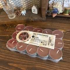 IKEA ベリー30個入りアロマキャンドル