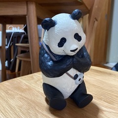パンダ　フィギュア　布マスクの画像