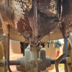 イセキ　KCR63 耕耘機　実働　オイル漏れありの画像