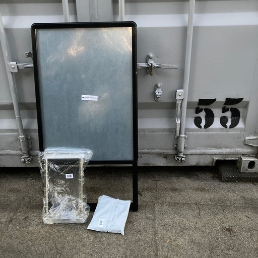 カンバン未使用☆A1サイズのアルミ製A看板マットブラック