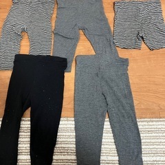 ベビー80センチ⭐︎夏用薄着レギンス5枚