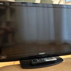 AQUOS液晶テレビ、三菱BluRay【引取り可能な方】