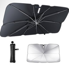 車用サンシェード新品 傘型 折り畳み式 10本骨 日除け 熱中症...