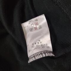 【女の子】ワンピース130　半袖　黒の画像
