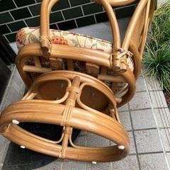 籐家具　椅子1 