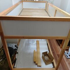 イケア　ロフトベッドの画像