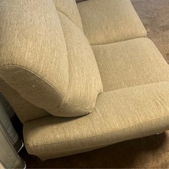ニトリ　ソファ ベージュ ブラウン N ポケットコイル　早い者勝ち！の画像