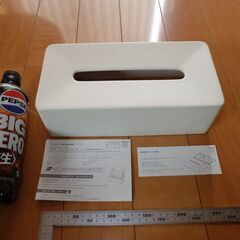 ideaco イデアコ ティッシュケース バーグランデ ホワイト...