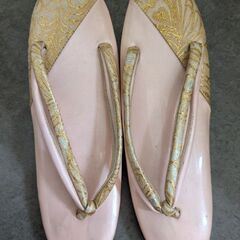【お値下げしました】レトロな草履　2足セットの画像