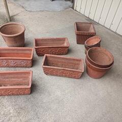 素鉢　駄鉢　プランター　テラコッタ　