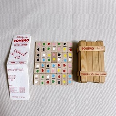 【無料】TOMY ミニドミノ　木製　レトロ