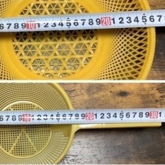 4★昭和レトロ品♪かわいいカラフルボウル　ザル　桶　水切りなどに♪　8個セット　の画像
