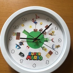 一番くじ　スーパーマリオ　A賞　掛時計　