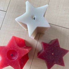 ろうそく　星　誕生日　クリスマス　防災の画像