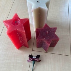 ろうそく　星　誕生日　クリスマス　防災