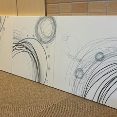壁掛けアートパネル3点セットの画像