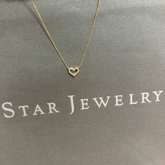 Star Jewelry ゴールド ハートネックレス　18K