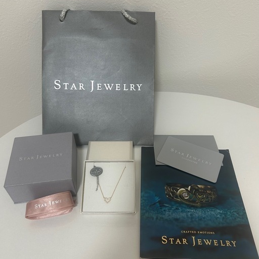 Star Jewelry ゴールド ハートネックレス　18K