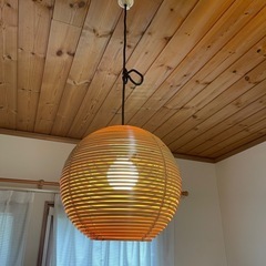 ヤマギワ 町田悟 デザイン 竹材 竹編 ライト ビンテージ 70'sの画像