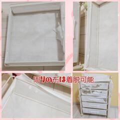 5段ランジェリー収納ラック【ぼろぼろ】布張り替え要の画像