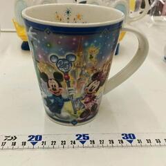 0525-004 東京ディズニーリゾート　公式　25周年　マグカップ