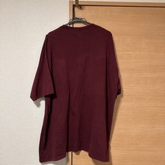Champion Tシャツ 古着 バーガンディの画像