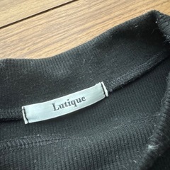 🍀アベイル 黒チェック柄 トップス L の画像