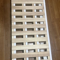 四つ折りすのこマット シングルサイズ／桐材・軽量・折りたたみ式