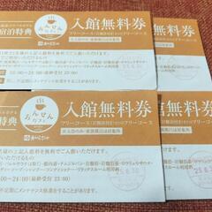 菊南温泉おんせんカフェあがんなっせ入館無料券２枚〜
