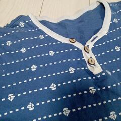 キッズ　ヨット柄パジャマの画像
