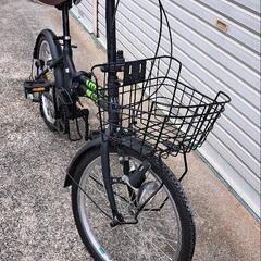 折りたたみ自転車20インチの画像