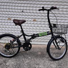 折りたたみ自転車20インチの画像