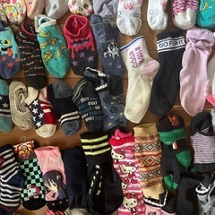 子供用靴下　サイズバラバラ　中古の画像