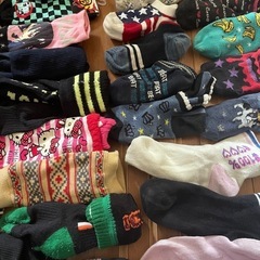 子供用靴下　サイズバラバラ　中古の画像