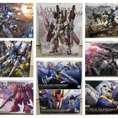 ガンプラ8セット（MG 5セット　RG 3セット）
