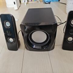 2.1chアンプ内臓ウーファースピーカー（イルミネーション付）