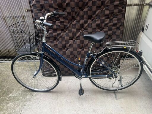 09/美品★シティサイクル/自転車/ママチャリ/27インチ/走行良好/6段ギア